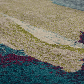 Karastan Meraki Beate Oyster Area Rug Close Up 