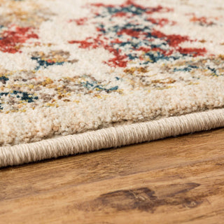 Karastan Wanderlust Bora Cream Area Rug by Studio Binding 