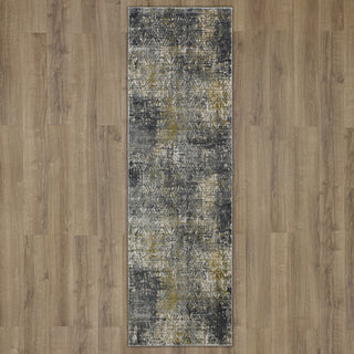 Karastan Tryst Botan Anthracite Area Rug