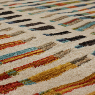 Karastan Elements Calliope Multi Area Rug Close Up 