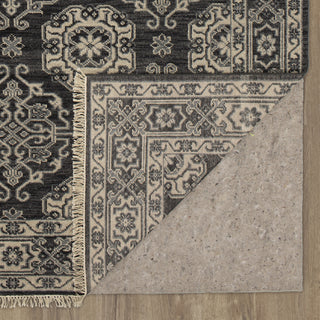 Karastan Paradigm Camille Black Area Rug Backing 