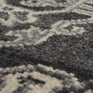 Karastan Paradigm Camille Black Area Rug Close Up 