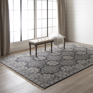 Karastan Paradigm Camille Black Area Rug Room Scene 2 