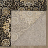 Karastan Relic Caral Black Area Rug Backing 