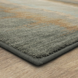 Karastan Euphoria Cashel Abyss Blue Area Rug Corner 