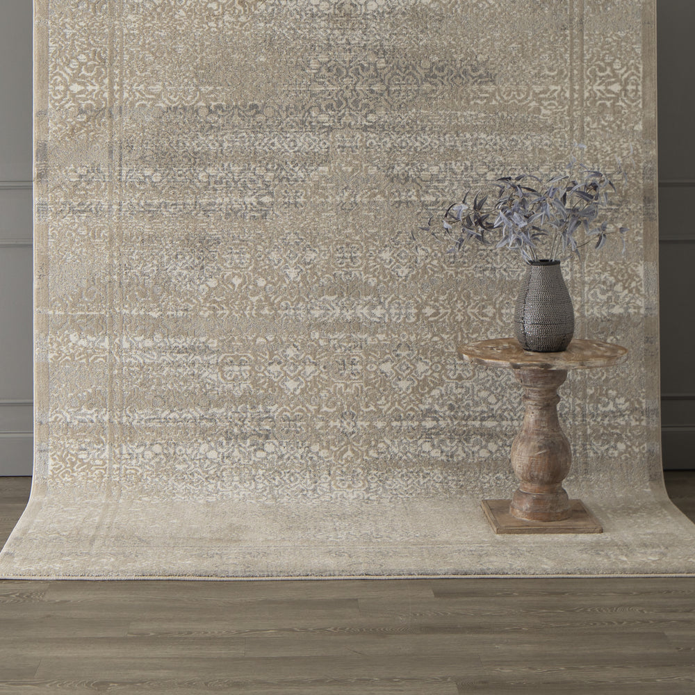 Karastan Zephyr Cella Alabaster Area Rug Room Scene Featured 