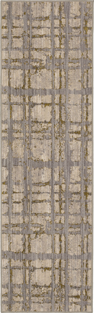 Karastan Axiom Chiasma Gold Area Rug 2'4''x7'10 Runner