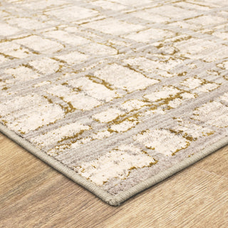 Karastan Axiom Chiasma Gold Area Rug Corner 