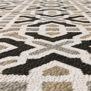 Karastan Drew and Jonathan Outdoor Chilcott Taupe Area Rug Close Up