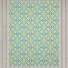Karastan Drew and Jonathan Outdoor Chilcott Wintergreen Area Rug on Wood
