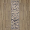 Karastan Axiom Chisel Dove Area Rug Runner on Wood 