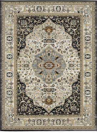 Karastan Zephyr Chronos Black Area Rug Main Image 