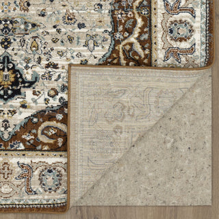 Karastan Zephyr Chronos Rust Area Rug Backing 