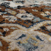 Karastan Zephyr Chronos Rust Area Rug Close Up 