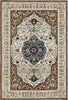 Karastan Zephyr Chronos Rust Area Rug Main Image 5'3"x7'10" Size 
