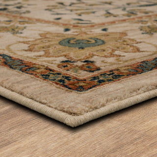 Karastan Spice Market Clarevale Vanilla Area Rug Corner 