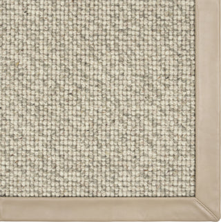 Karastan Modern Classics Collanmore Sweet Briar Area Rug Leather Chatham Mushroom Corner