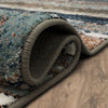 Karastan Epiphany Colorful Waves Robin's Egg Blue Area Rug Rolled 