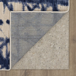 Karastan Enigma Contact Indigo Area Rug Backing 