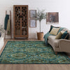 Karastan Kaleidoscope Cymbeline Blue Area Rug Room Scene Featured