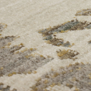 Karastan Relic Czar Beige Area Rug Close Up 