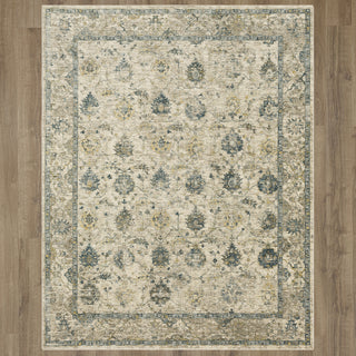 Karastan Marash Darica Cream Area Rug On Wood 