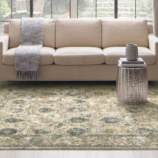 Karastan Marash Darica Cream Area Rug Room Scene Featured