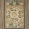 Karastan Paradigm Delphine Grey Area Rug on Wood 