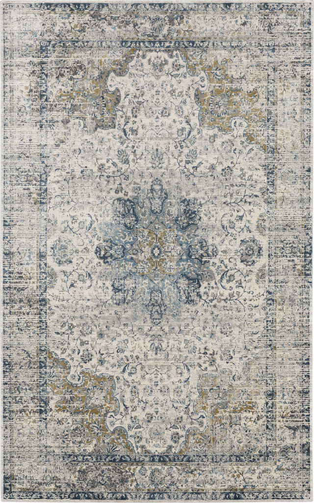Karastan Tryst Dorset Blue Area Rug 5'x8' Size 