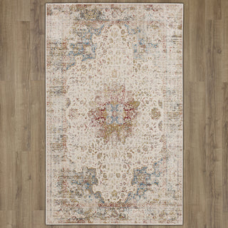 Karastan Tryst Dorset Multi Area Rug on Wood 
