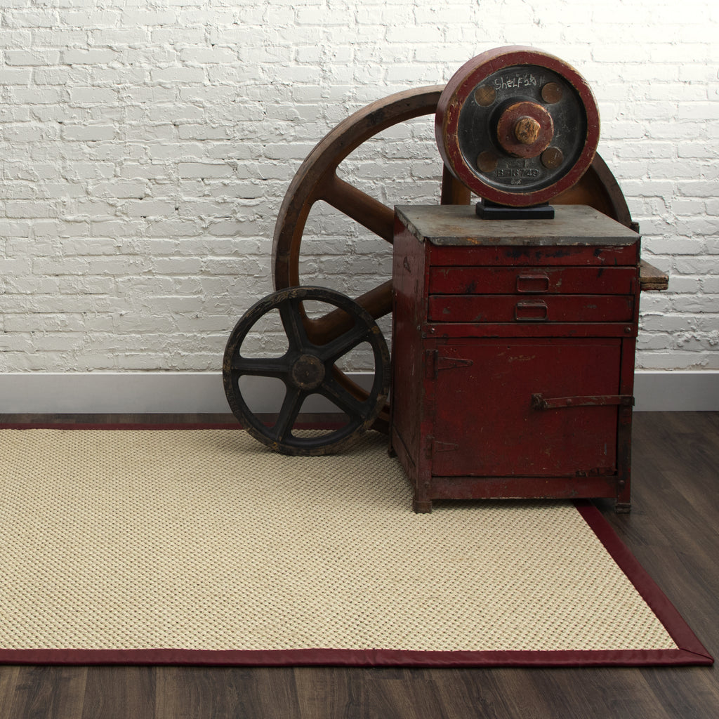 Karastan Modern Classics Double Weave Jute White Pepper Area Rug Featured