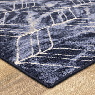 Karastan Axiom Ebb Indigo Area Rug Corner 