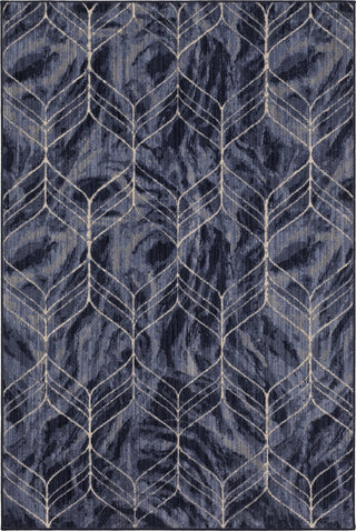 Karastan Axiom Ebb Indigo Area Rug Main Image 5'3''x7'10'' Runner 