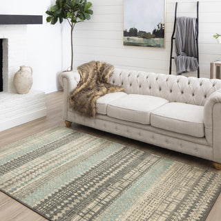 Karastan Euphoria Eddleston Ash Grey Area Rug Room Scene 2 