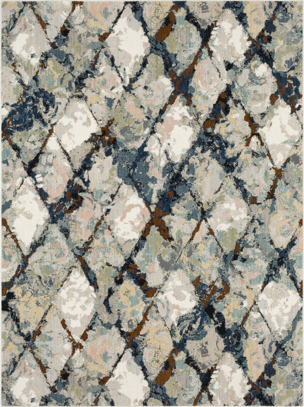 Karastan Epiphany Flux Screen Alabaster Area Rug – Incredible Rugs and ...