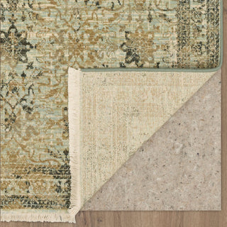 Karastan Titanium Esperance Seaglass Area Rug Back Image