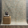 Karastan Titanium Excelsior Seaglass Area Rug Room Scene Featured