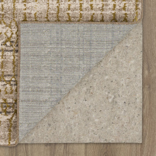 Karastan Cosmopolitan Flirt Brushed Gold Area Rug by Patina Vie Back Image