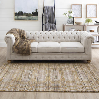 Karastan Cosmopolitan Flirt Brushed Gold Area Rug by Patina Vie Featured