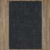 Karastan Gemini Charcoal Area Rug on Wood