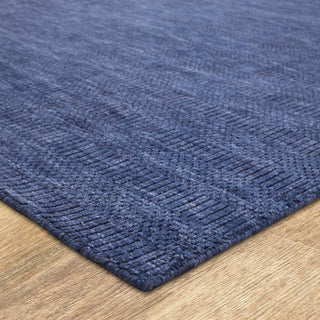 Karastan Gemini Navy Area Rug Corner 