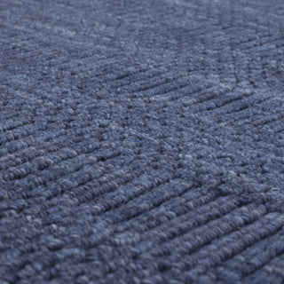 Karastan Gemini Navy Area Rug Close Up 