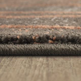 Karastan Soiree Gibson Smokey Grey Area Rug Pile 