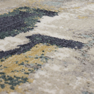 Karastan Soiree Gimlet Mallard Green Area Rug Close Up 