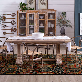 Karastan Spice Market Glenmore Charcoal Area Rug Room Scene Featured 