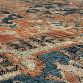 Karastan Estate Grasmere Coral Area Rug Close Up 