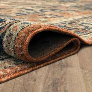 Karastan Estate Grasmere Coral Area Rug Rolled 