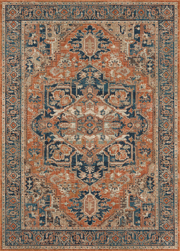 Karastan Estate Grasmere Coral Area Rug Main Image 8'x11" Size 
