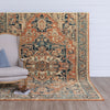 Karastan Estate Grasmere Coral Area Rug Lifestyle Image Feature