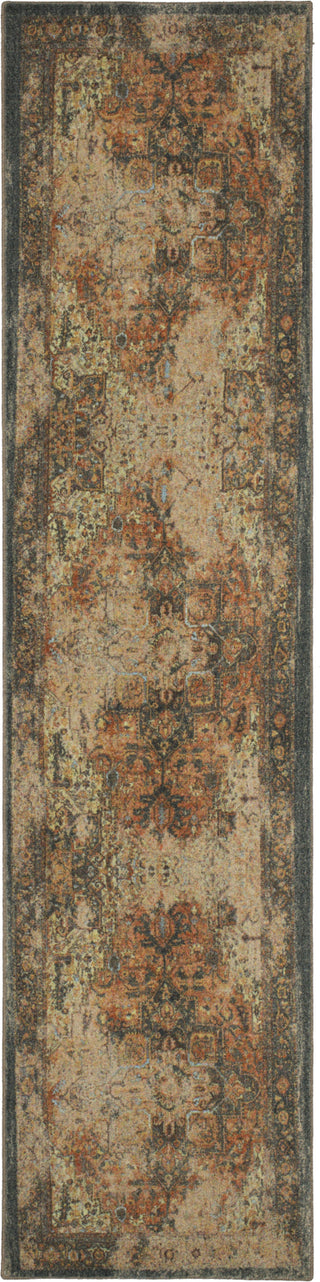 Karastan Antiquity Hamedan Distressed Area Rug 2'6''x10' Runner 